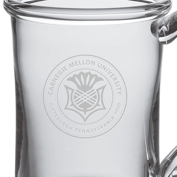 Carnegie Mellon Glass Tankard by Simon Pearce Shot #2