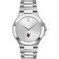 Carnegie Mellon Men's Movado Collection Stainless Steel Watch with Silver Dial Shot #2