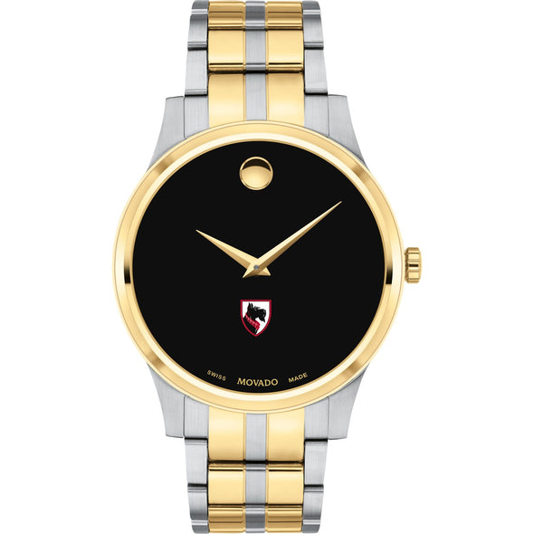Carnegie Mellon Men's Movado Collection Two-Tone Watch with Black Dial Shot #2