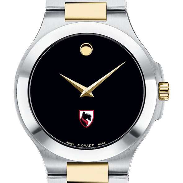 Carnegie Mellon Men&#39;s Movado Collection Two-Tone Watch with Black Dial Shot #1