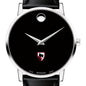 Carnegie Mellon Men's Movado Museum with Leather Strap Shot #1