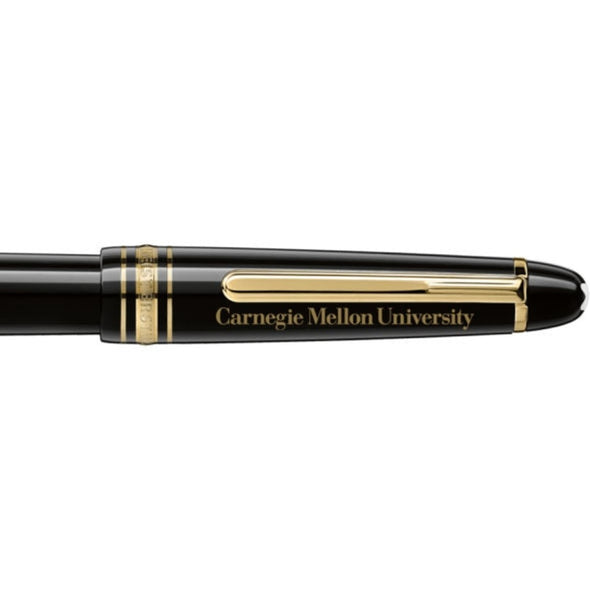 Carnegie Mellon Montblanc Meisterstück Classique Fountain Pen in Gold Shot #2