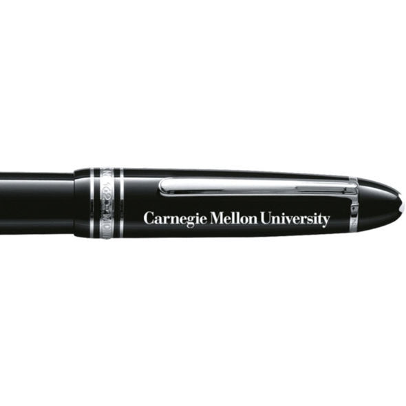 Carnegie Mellon Montblanc Meisterstück LeGrand Rollerball Pen in Platinum Shot #2