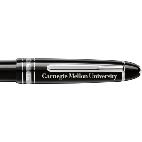 Carnegie Mellon Montblanc Meisterstück Midsize Platinum-Coated Ballpoint Pen Shot #2