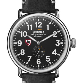 Carnegie Mellon Shinola Watch, The Runwell 47 mm Black Dial Shot #1