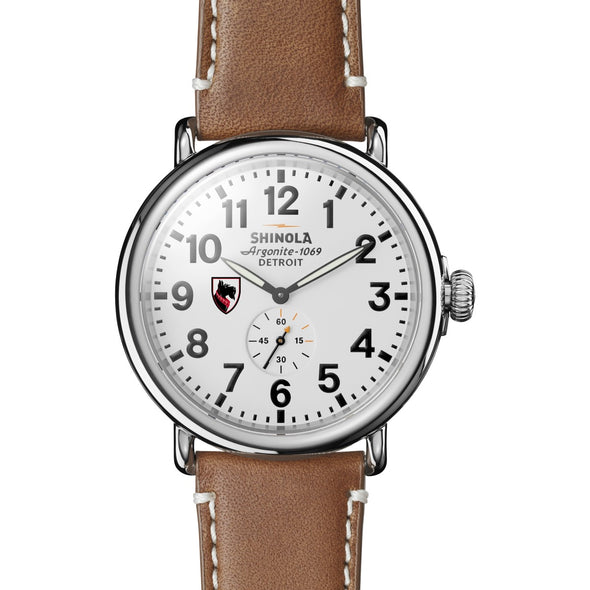 Carnegie Mellon Shinola Watch, The Runwell 47mm White Dial Shot #2