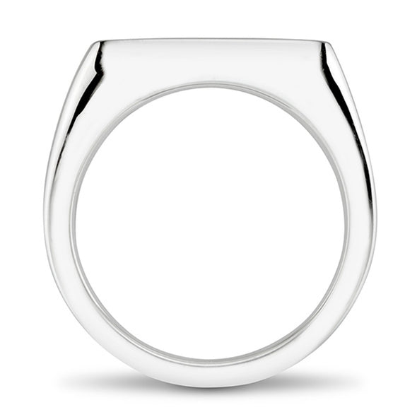 Carnegie Mellon Sterling Silver Square Cushion Ring Shot #4
