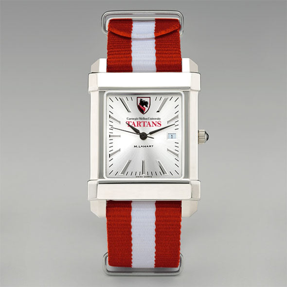 Carnegie Mellon University Collegiate Watch with RAF Nylon Strap for Men Shot #2