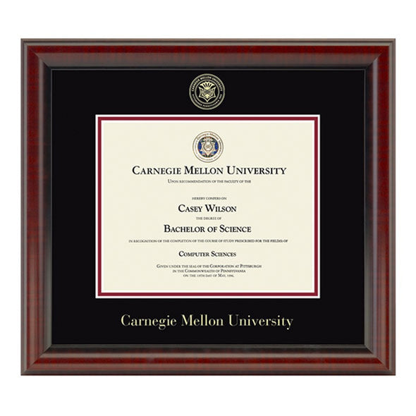 Carnegie Mellon University Diploma Frame, the Fidelitas Shot #1