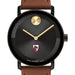 Carnegie Mellon University Men's Movado BOLD with Cognac Leather Strap