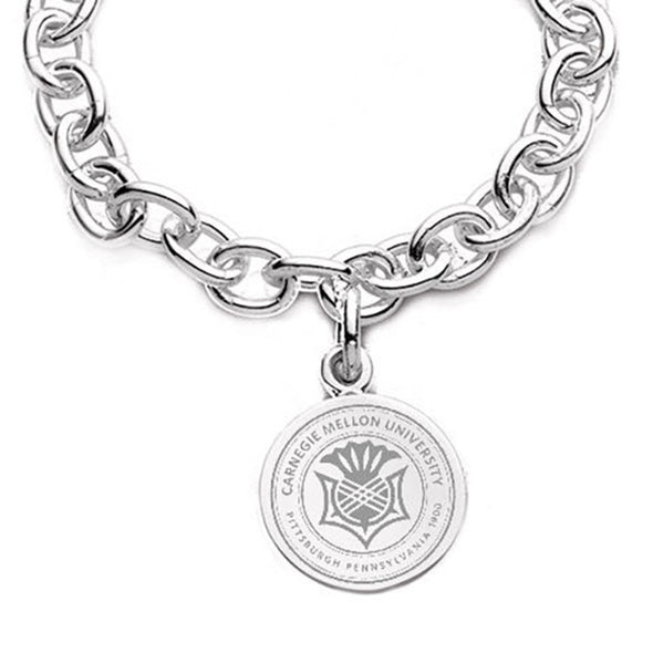 Carnegie Mellon University Sterling Silver Charm Bracelet Shot #2