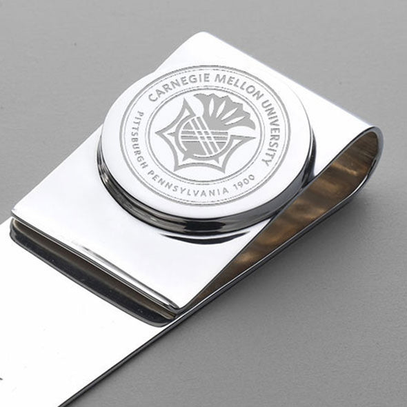 Carnegie Mellon University Sterling Silver Money Clip Shot #2