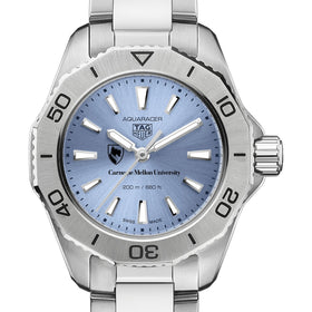 Carnegie Mellon Women&#39;s TAG Heuer Steel Aquaracer with Blue Sunray Dial Shot #1