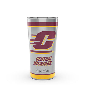 Central Michigan 20 oz. Stainless Steel Tervis Tumblers with Hammer Lids - Set of 2 Shot #1