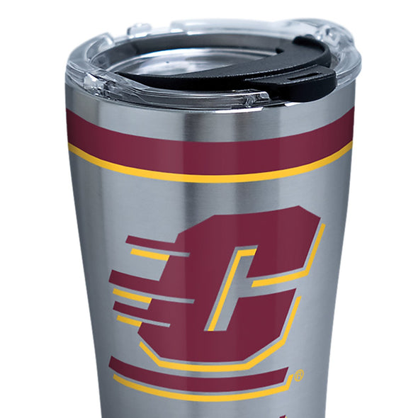 Central Michigan 20 oz. Stainless Steel Tervis Tumblers with Hammer Lids - Set of 2 Shot #2