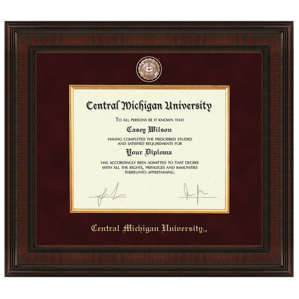 Central Michigan Diploma Frame - Excelsior Shot #1