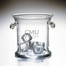 Central Michigan Glass Ice Bucket by Simon Pearce Shot #1