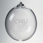 Central Michigan Glass Ornament by Simon Pearce Shot #2