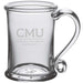 Central Michigan Glass Tankard by Simon Pearce - Set of 2