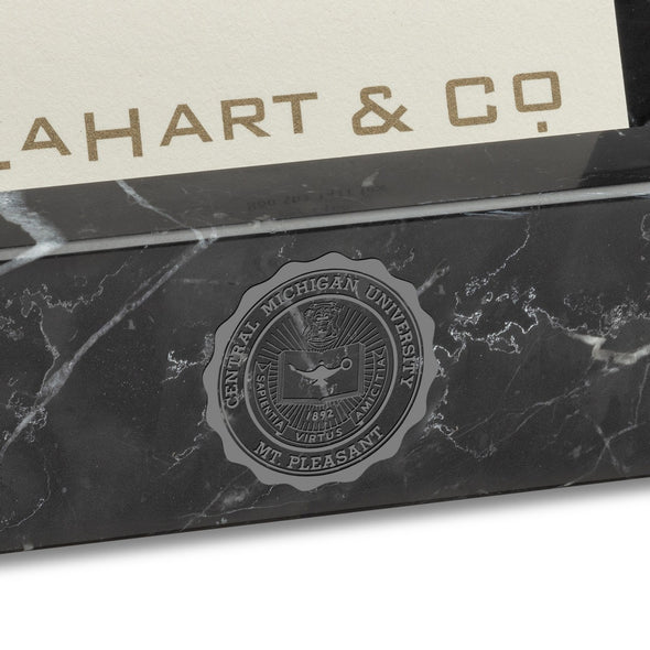 Central Michigan Marble Business Card Holder Shot #2
