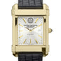 Central Michigan Men's Gold Watch with 2-Tone Dial & Leather Strap at M.LaHart & Co. Shot #1