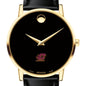 Central Michigan Men's Movado Gold Museum Classic Leather Shot #1