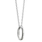 Central Michigan Monica Rich Kosann "Carpe Diem" Poesy Ring Necklace in Silver Shot #1