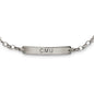 Central Michigan Monica Rich Kosann Petite Poesy Bracelet in Silver Shot #2