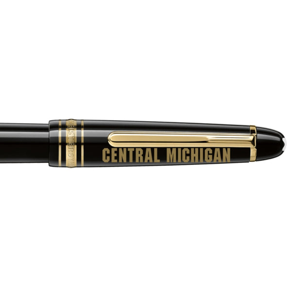 Central Michigan Montblanc Meisterstück Classique Fountain Pen in Gold Shot #2