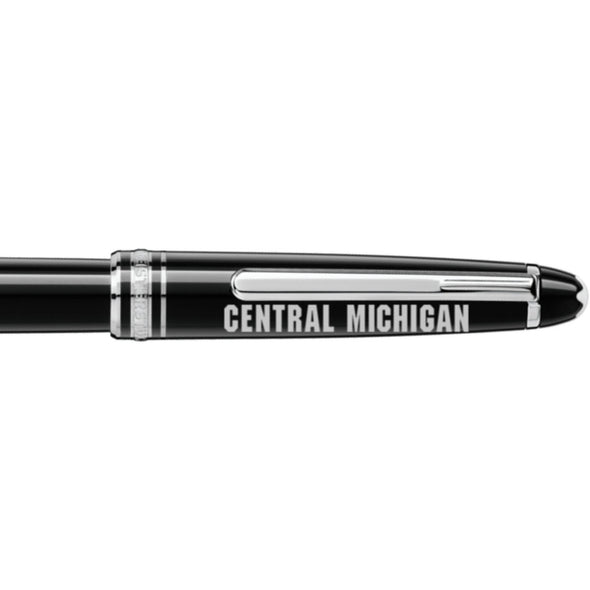 Central Michigan Montblanc Meisterstück Classique Rollerball Pen in Platinum Shot #2