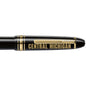 Central Michigan Montblanc Meisterstück LeGrand Rollerball Pen in Gold Shot #2