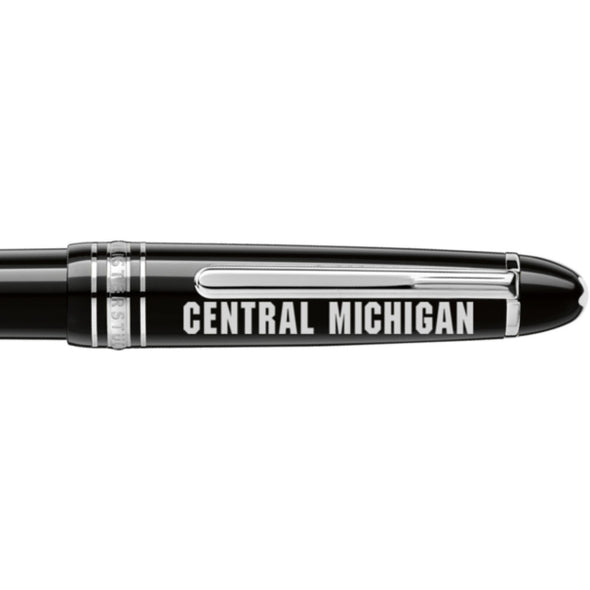 Central Michigan Montblanc Meisterstück Midsize Platinum-Coated Ballpoint Pen Shot #2