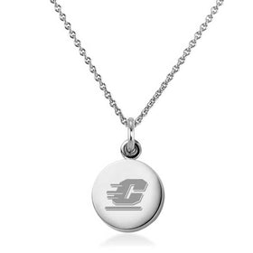 Central Michigan Necklace with Charm in Sterling Silver Shot #1