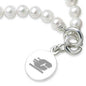 Central Michigan Pearl Bracelet with Sterling Silver Charm Shot #2