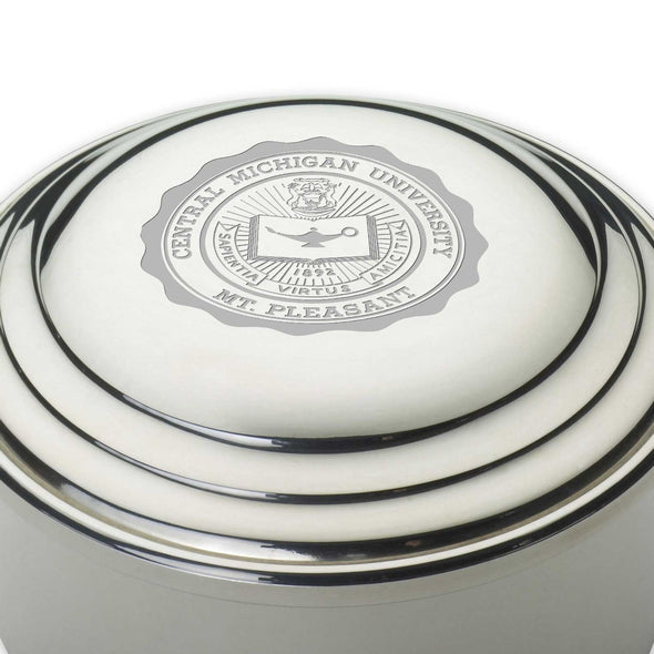 Central Michigan Pewter Keepsake Box Shot #2