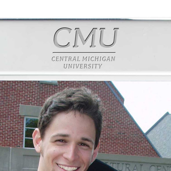 Central Michigan Polished Pewter 5x7 Picture Frame Shot #2