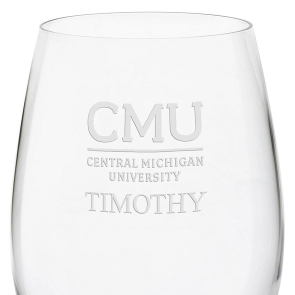 Central Michigan Red Wine Glasses - Set of 2 Shot #3