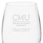 Central Michigan Red Wine Glasses - Set of 4 Shot #3