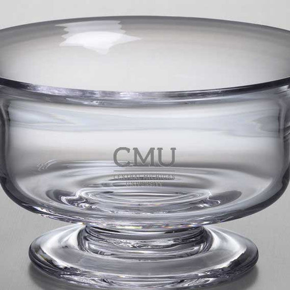 Central Michigan Simon Pearce Glass Revere Bowl Med Shot #2