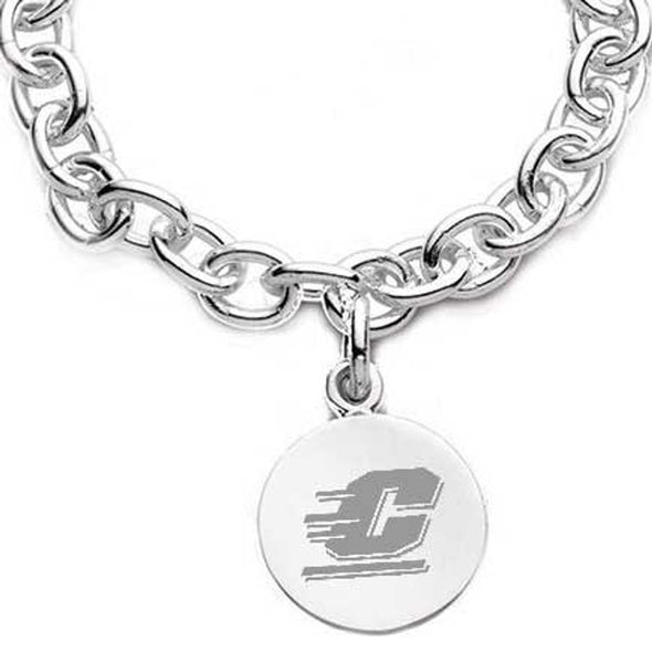 Central Michigan Sterling Silver Charm Bracelet Shot #2