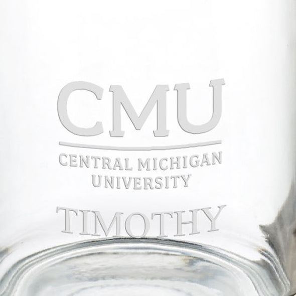 Central Michigan University 13 oz Glass Coffee Mug Shot #3