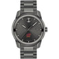 Central Michigan University Men's Movado BOLD Gunmetal Grey with Date Window Shot #2