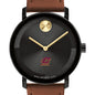 Central Michigan University Men's Movado BOLD with Cognac Leather Strap Shot #1