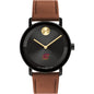 Central Michigan University Men's Movado BOLD with Cognac Leather Strap Shot #2