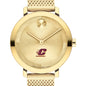 Central Michigan University Women's Movado Bold Gold with Mesh Bracelet Shot #1