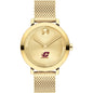 Central Michigan University Women's Movado Bold Gold with Mesh Bracelet Shot #2