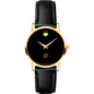 Central Michigan Women's Movado Gold Museum Classic Leather Shot #2