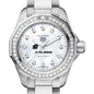Central Michigan Women's TAG Heuer Steel Aquaracer with Diamond Dial & Bezel Shot #1