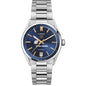 Central Michigan Women's TAG Heuer Steel Carrera Automatic with Blue Dial Shot #2