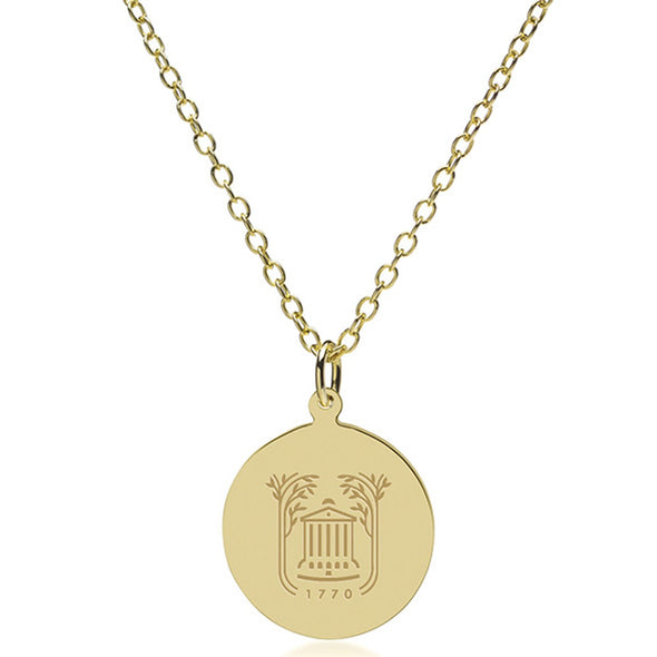 Charleston 18K Gold Pendant & Chain Shot #2